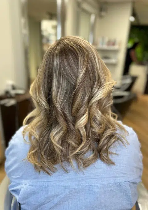 vanilla balayage after
