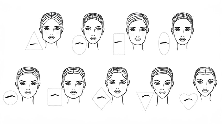 perfecte wenkbrauwvorm bij gezicht bij Hair & Beauty Company in De Meern & Vleuten